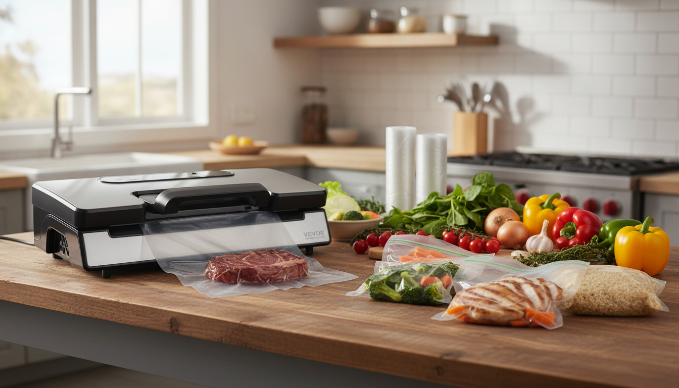 90KPa Dual-Pump Vacuum Sealer for Smarter Meal Prep